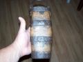X rare oak wooden bottle for seal or whale fat oil.3