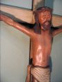 corpus en pin polychrome - Antiquit�s