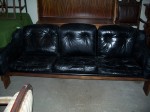 Divan Scandinave en cuir 
