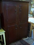 4 doors forged nails pine cupboard1