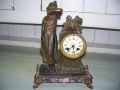 Horloge r�gule et marbre rose