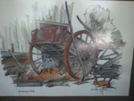 Belle aquarelle de St-Cyr  St-armand quebec2