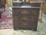 outstanding pine miniature chest of drawers - Antiques