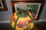 reverse painting lamp early 1900's4