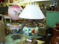 Superbe lampe &agrave; l'huile '' gone w the wind ''1