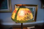 reverse painting lamp early 1900's8