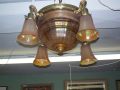 Superbe lustre avec globes en verre carnaval6