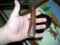Tr�s beau vieux mortier en bois