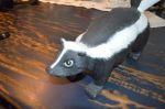 Nancy Pollander skunk carving3