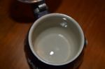 Wedgewood mug with pewter lid - Antiques