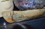 Carved painted canoe6
