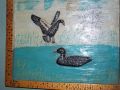 Canard , plaque en fer2