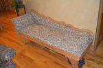 pine recamier couch