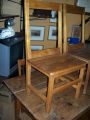 &Icirc;le D'Orl&eacute;ans 4 chairs & stretcher table set4