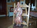 Superbe statue de St-Roc, fin 17e ou d&eacute;but 18e