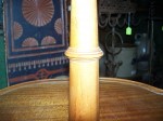 Double tray signed mahogany table10