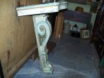 all carved pine side table 1