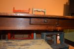 Table en pin plateau 3 planches - Antiquités