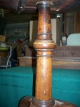 Table d'appoint en acajou dessus repliable pattes Queen Ann8