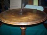 Mahogany tilt-top table Queen Ann feet very old great piece - Antiques