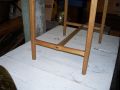Small stretcher table w drawer 6