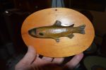 speckled trout on plaque