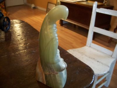 Sculpture esquimaude femme donnant le sein &agrave; l'enfant 5